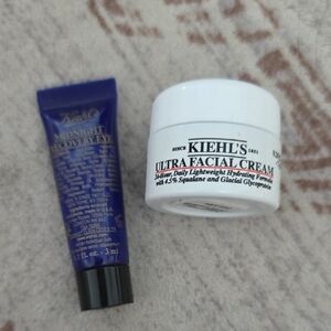 Kiehl's Midnight Recovery Eye Cream and Ultra Facial Cream Duo